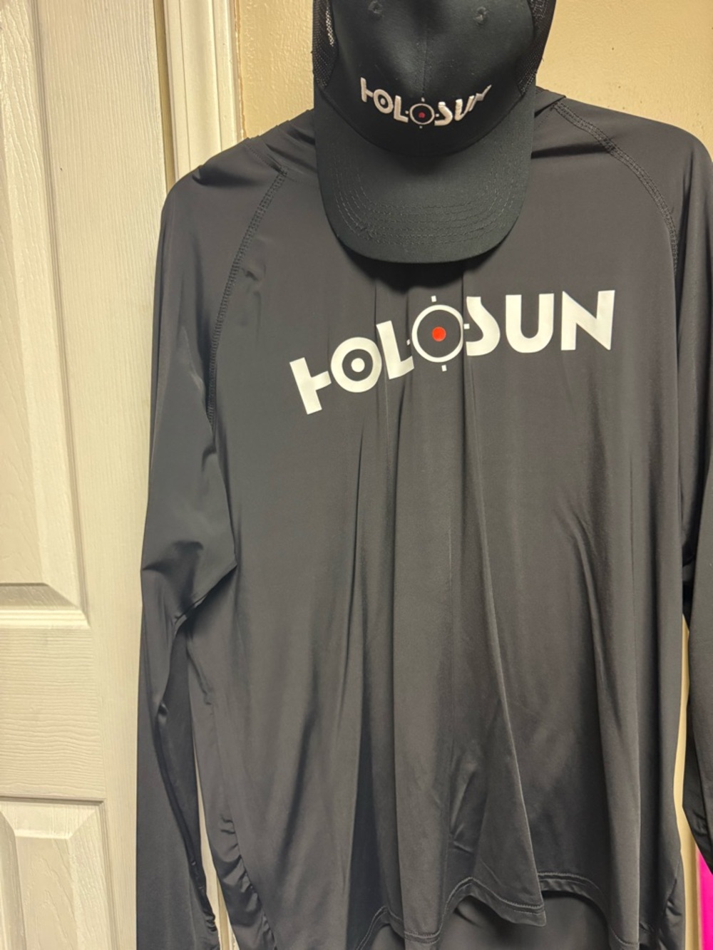 Holosun Men's Black Performance Hoodie - Picture 2 of 4